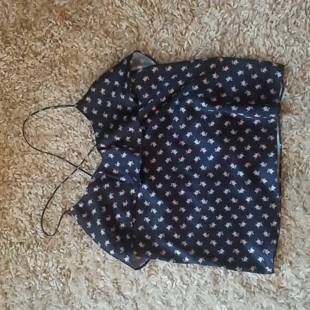 Anthropologie Harlyn Ruffle Foulard Cami Tank - Picture 2 of 4